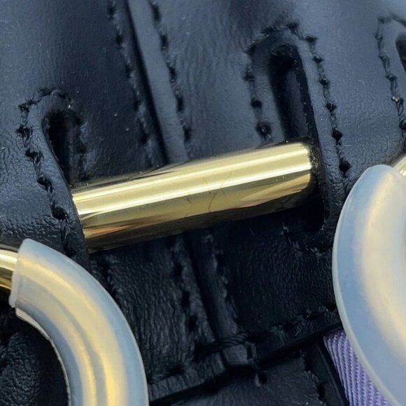 FENDI FENDI x Versace Mon Tresor Size Mini Nylon/Leather Multicolor/Brown 8BS010 - Picture 8 of 12